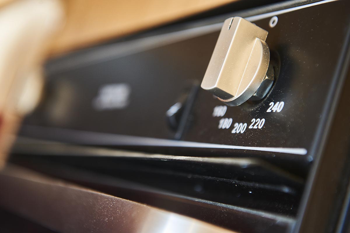 An oven control
